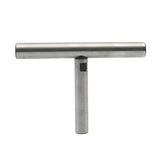 5.9 Inch Stainless Steel Threaded Connection Round Bar Turning Lathe Tool Rest Removable Woodworking Turning Tool Holder