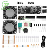 DC5V 5W Pam8406 Speaker Amplifier Board Module Kit Dual Channel Stereo Sound Cord Bt Level Indicator Light Diy Loose Parts