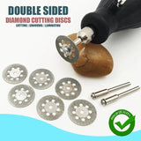 10pcs/set Dia Discs Super Thin Wheel Dremel Rotary Tool for Cutting Glass Tile Gemstone Polishing Carving