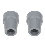 22mm Tip 2pcs Pad Prevent Slip Shock Absorbing Heavy Duty Replacement Crutch Tips Rubber Cane Accessories