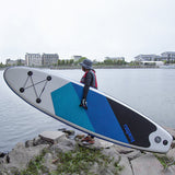 Inflatable Surfboard with Pump - Stand Up Racing Paddle PVC Surfing Board for Outdoor Water Sports