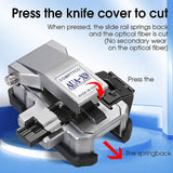 High Precision CNC finishing AUA-X9 Gold Covered wire cable Fiber Cleaver Splice Melt fiber cleaver Used in FTTX FTTH