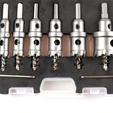 16-35 mm Alloy Hole Saw Set Reaming Bit is Suitable for Stainless Steel Iron Plate Metal Processing Drilling Tool