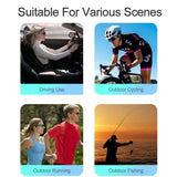 JSJM New Upgrade Sports Cycling Glasses UV400 Sunglasses With Smart Bluetooth 5.0 Earphones Headphones Fishing Driving