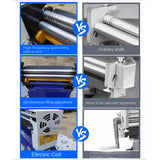 350Mm Electric Rolling hine Stainless Plate Bending hinery Partial 3 Star Axis Round Tube Rounding Tool Sheet Roll Forming