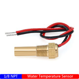 1/8 NPT for Universal Temperature Meter Boat Car Marine 10mm Water Temp Sensor 12V 24V
