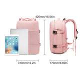 Oxford Gym Backpac Laptop Backpack with Shoe Compartment LargeCapacity Travel Daypack Dry Wet Separation Waterproof Bag
