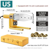 100-130V PP/PPR/PB/PE/PP-C Pipe Welding hine Electric Heating Hot Melt Tools Plastic pipe welding kit US Plug