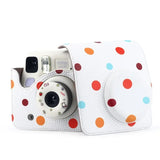 with Shoulder Strap Instant Camera Case Travel Anti Scratch Protective Cover Soft Shockproof for Fujifilm Instax mini SE/7+