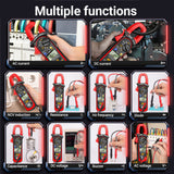 Digital Clamp Meter AC/DC Current Professional Multimeter 600A True RMS Tester Meters Voltmeter Auto Range 4000 counts PN106