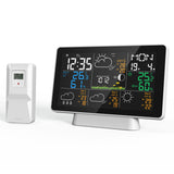 Tuya WIFI Station - 7.5'' Display Thermometer Hygrometer with Indoor/Outdoor Rain/Wind Gauge and Weather Forecast.