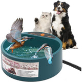 2.2L Pet Heated Water Bowl with Intellectual Temperature Control - For Dogs in Winter.