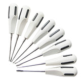 8PCS/Set Dental Elevator Root Tip Minimally Surgical Tool Extracting Forceps