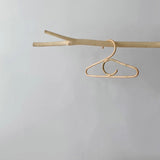 10PCS Rattan Hangers For Clothes Kids Garments Organizer Little Rack Children Hanger Kids Room Decor Wardrobe Hangers