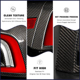 Real Carbon Fiber for Tesla Model 3 Highland 2024 Car Tail Cover Rear Brake Light Guard Trim Exterior Accessories