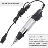 6V Small 801/802 Plug-In Straight Handle Handheld Electric Screwdriver