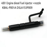 Top-4PCS Assembly Compatible 4JB1 Engine Diesel Fuel Injector +Nozzle KBAL-P001A DSLA153P009