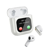 New K1 Bluetooth TWS Earbuds 8G Memory LED Full Colour Touch Screen Wireless Earphone ENC Noise Cancelg Strong Bass Headset