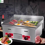 Grill Outdoor Gas Plancha BBQ Griddle Non-stick Black Iron Cooking Plate Fast Heating Barbecue Tools