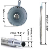 Car And Motorcycle Iron Universal Gasoe Engine Oil Diesel Fuel Refueg Funnel Bendable With Filter