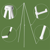 White Stand Wedding Sign & Poster-63InTall Easels for Display Holder-Collapsable Portable Poster Easel