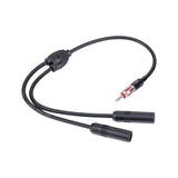 New Car Adapter Two Female One Male Antenna