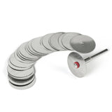 21PCS/Set Stainless Steel Round Cut Off 22mm Cutting Disc Grinder Wood Saw Cutter Wheel Blade Abrasive for Dremel Rotary Tool