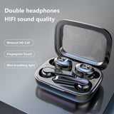 TWS Bluetooth 5.0 Headphone 9D Stereo Sports Waterproof Four Earbuds Headsets Headphone Easy To Use