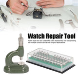 Repair Press Set Watch Back Case Closer Watchmaker Jewelg Tool Aluminum Alloy Green with 48Pcs Dies