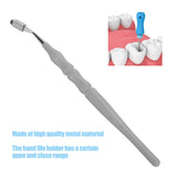 Hand Holder Root Canal Dental Dentist Tool Accessory(Gray)Hand Use Files Enntic Instrument Teeth