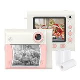 Instant Print Kids 1080P Digital Video Camera Dual Lens 2.8 Inch Screen with Thermal Printing Paper