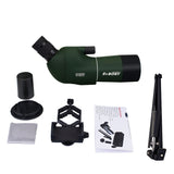 SV28 Army Green Bird Viewing Mirror - High Magnification 15 - 45x, Target Definition, Waterproof