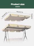 Playground Swing Chair Top Back-Garden Hammock Cover Waterproof&rainproof Sunshade Canopy Outdoor Tools