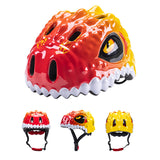 Kids Toddler Bike Adjustable Dinosaur Breathable Skating Helmet for Boys and Girls