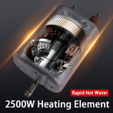 High Temperature Pressurized Portable Steam Cleaner - For Range Hood, Kitchen & Car Cleaning. Quick Heating.
