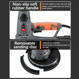 220V 1250W Drywall Sander with Self-Vacuum & Double LED Light - Wall Grinding & Putty Sanding Electric Polisher