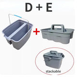 Sundries Plastic Portable Tool Box Storage Multifunctional Grocery Basket Household Cleaning Tools