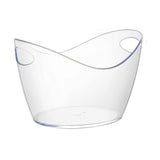 Ice Bucket Clear Plastic 12 Liter Storage Tub - Perfect For Wine, Champagne Or Beer Bottles