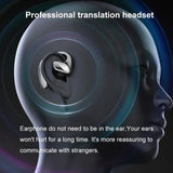 Newest Bluetooth 5.1 Translation Headphones 144 Languages Instant Translate Smart Voice Wireless Music Earphones Translator 2024