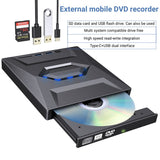 USB 3.0 Type-C 8X External Burner DVD RW CD Writer Reader Super Optical Drive Suitable For Laptop Notebook