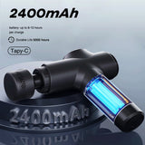 Heated Cold Rechargeable Electric Body Muscle Relaxation Percussion Deep Tissue Fascia Massage Gun Massager