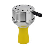 CRUSHER 2 in1 Arabian Hookah Bowl Charcoal Holder Kit Aluminium Alloy Heat Management System Head Tobacco Heater Tools