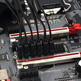 M2 M-EKY PCIE3.0 To SATA6G PCIE Riser 16000 MB/s Transmission Speed PCI Expansion Adapter Card for Hard Disk Support SATA