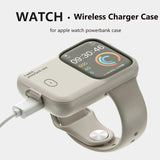 Power Bank Case Apple Watch Charger 1200mAh Wireless Powerbank for 44mm 45mm 49mm Portable iWatch Magnetic Charging Box