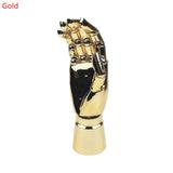 1PCS Right Hand Hand Mannequin Electroplated Model Clothing Shop Window Jewelry Display Women Gloves Jewelry Model Stand