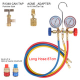 Fit for R12 R22 R404A R134A Air Condition Refrigeration Recharge Easy Operate Refrigerant Manifold Gauge Set