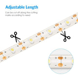 Flexible Free Cut Lawn Street SMD 2835 LED Strip Light Solar Powered Smart Patio Easy Install Outdoor Waterproof Garden Decor