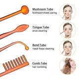 New design Portable Electrode Ozone Radio Massage Face Beauty Device Spa Salon Facial High Frequency Machine therapy stick