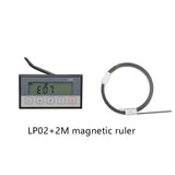 Integrated Digital Display Magnetic Grid LP02 High-Precision Instrument Woodworking Aluminum Straight-Angle Cutting