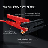 Clamps For Milwaukee 18V Battery Jumper Starter Automotive Booster Cables 6.4ft 8AWG Cable Power Tool e
